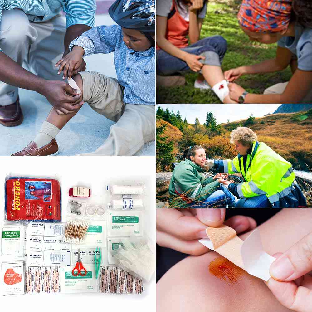 Upgraded 2-in-1 Survival First Aid Kit with Molle EMT Pouch for Outdoor Emergencies