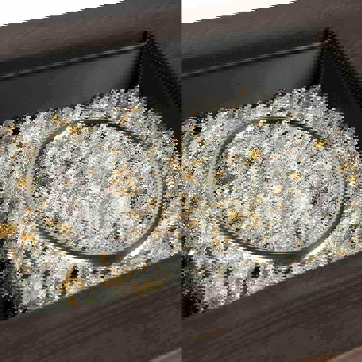 Lexora Melardo Outdoor Rectangular Wood Textured Gas Fire Pit Table with Round Burner Kit