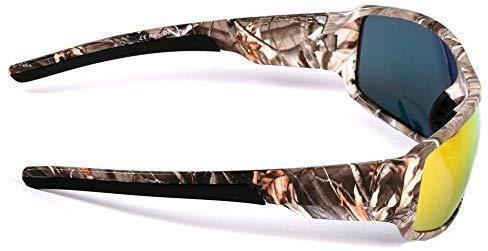MOTELAN Polarized Outdoor Sports Sunglasses - TR90 Camo Frame for Men & Women