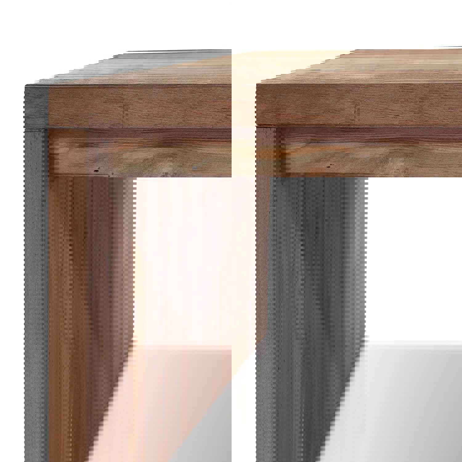 Gilroy Outdoor Coffee Table - Waterfall Style with Reclaimed Teak