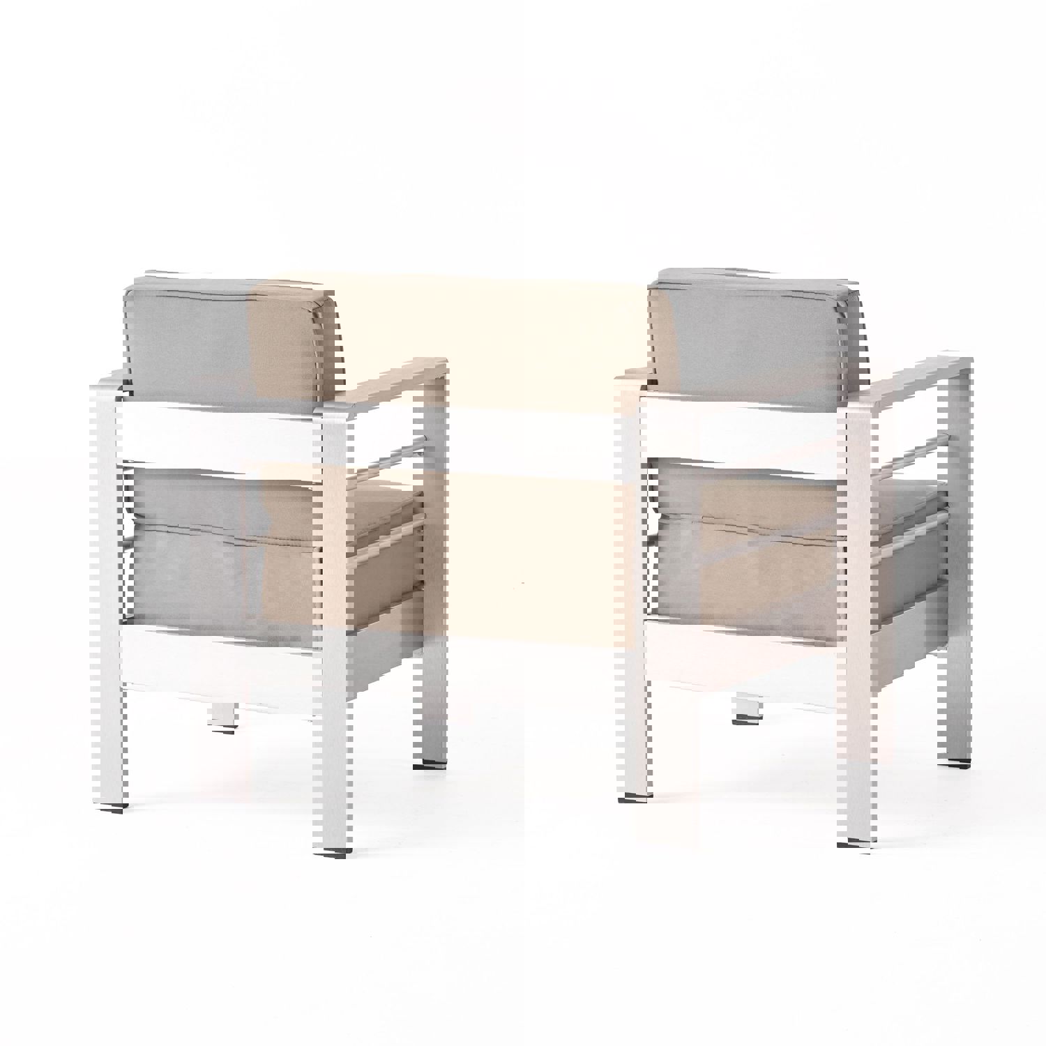 Outdoor Estate Collection with Fire Pit and Faux Wood Top Dining Table - NH520703