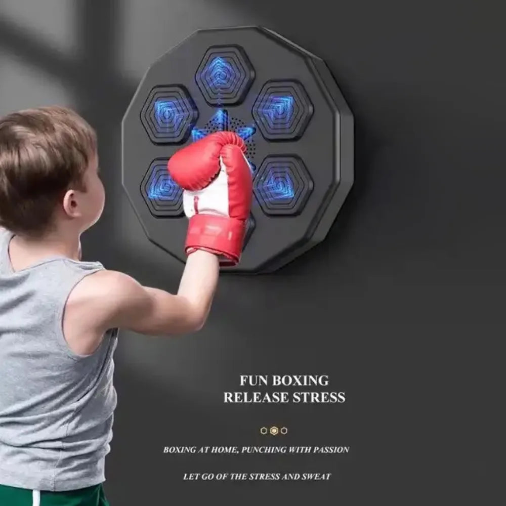 LED Electronic Music Boxing Machine for Home Workout with Wireless Connectivity