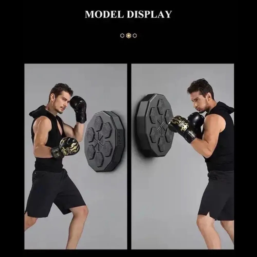 LED Electronic Music Boxing Machine for Home Workout with Wireless Connectivity