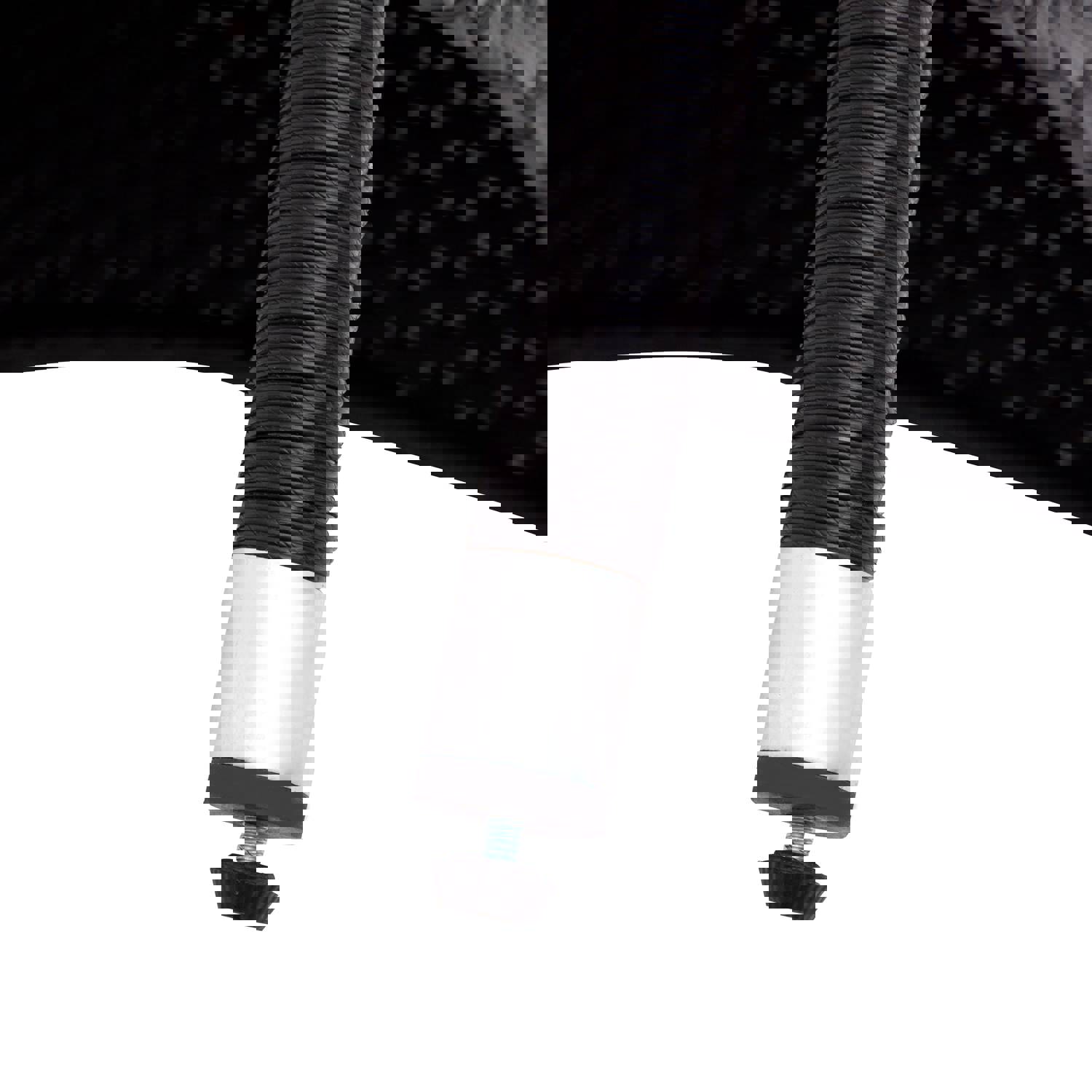 TOPMAX 7-piece Outdoor Wicker Dining Set with Beige Cushion (Black)