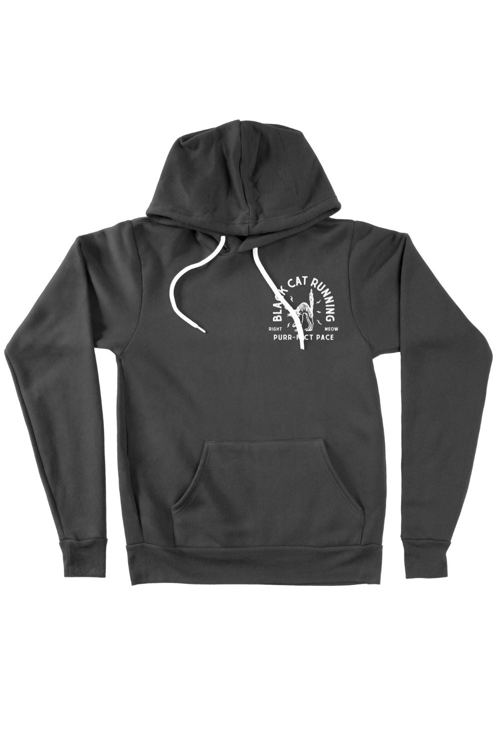 Black Cat Running Hoodie - Unisex Halloween Running Apparel