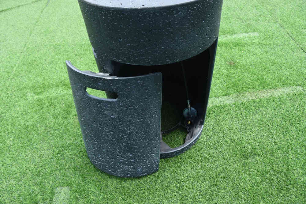 Lava Tube Outdoor Fire Pit Table - Liquid Propane