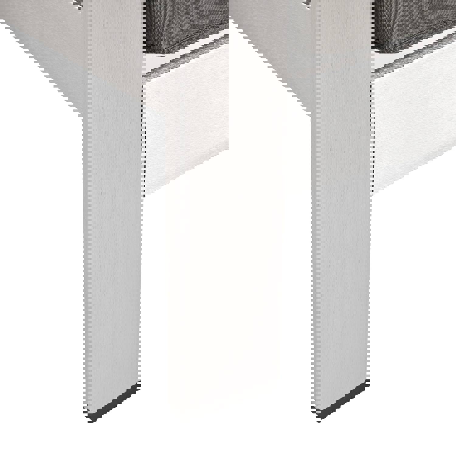 Crested Bay 5pc Modern Outdoor Aluminum Sofa & Chairs Set With Fire Pit