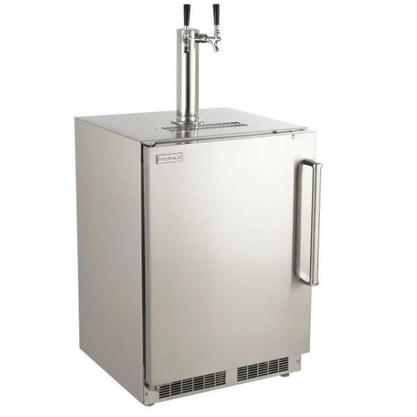 Fire Magic 24 Stainless Steel Outdoor Rated Kegerator with Metal Shelves 3594