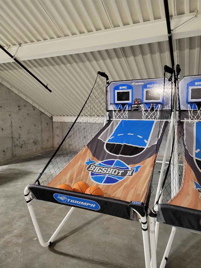 Electronic Double Hoop Basketball Game for 1-2 Players