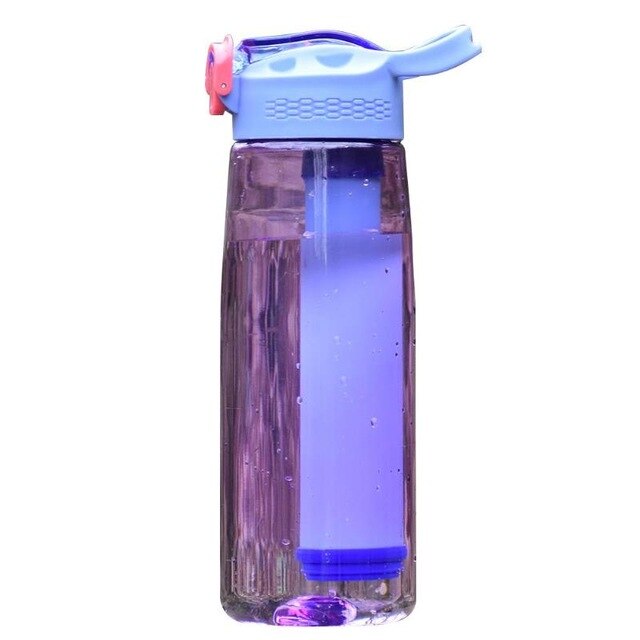 Outdoor Sports Portable Water Purifier Cup - 650ml Capacity for Camping and Hiking