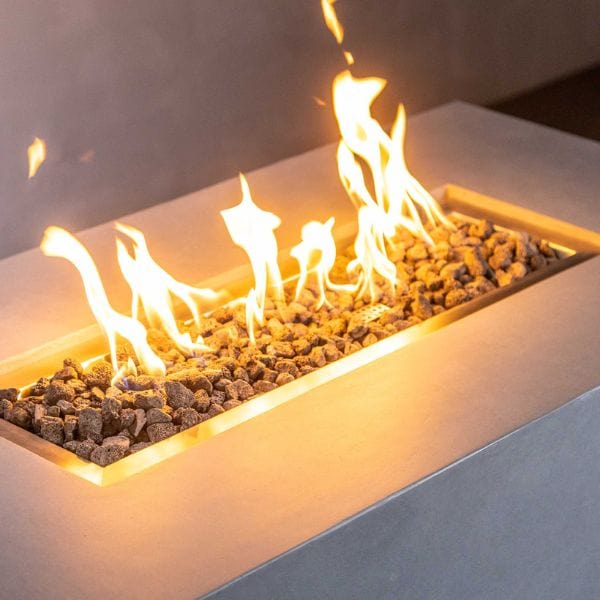 Starfire Designs Beton Rectangle Concrete LPT Fire Pit