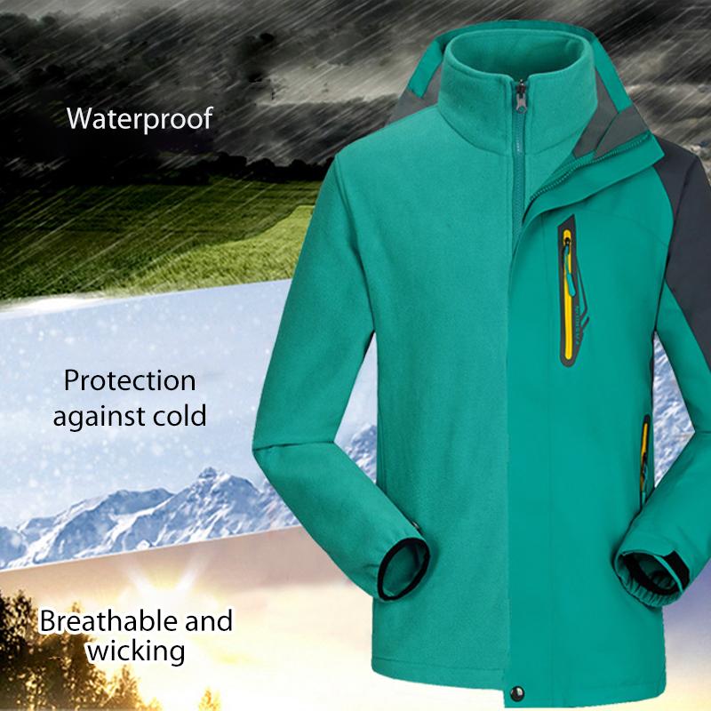 Two-piece Windproof Mountaineering Jacket for All-Weather Protection