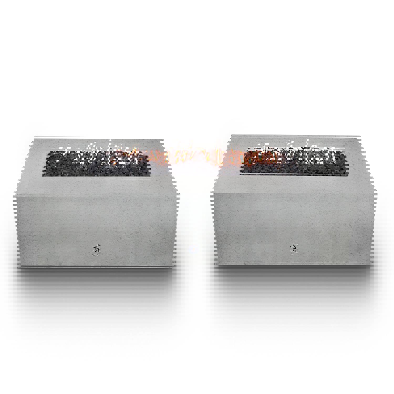 Starfire Designs Concrete Rustic 72 x 38 Rectangle Gravity Gas Fire Pit