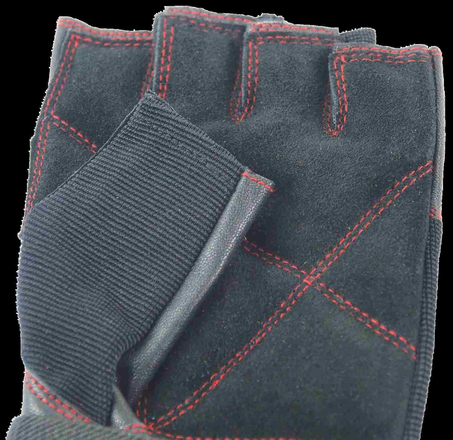 Pro Fitness Gloves with Wrist Support - L/XL - Black/Red