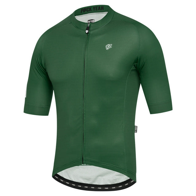 Colorful Cycling Jersey - Breathable Quick-Dry Short Sleeve Bike Shirt for Men
