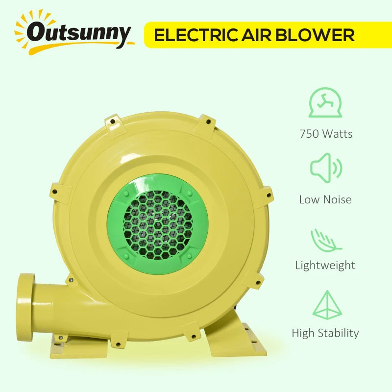 Outsunny 450-Watt Electric Air Blower for Inflatable Bounce Houses and Swimming Pools