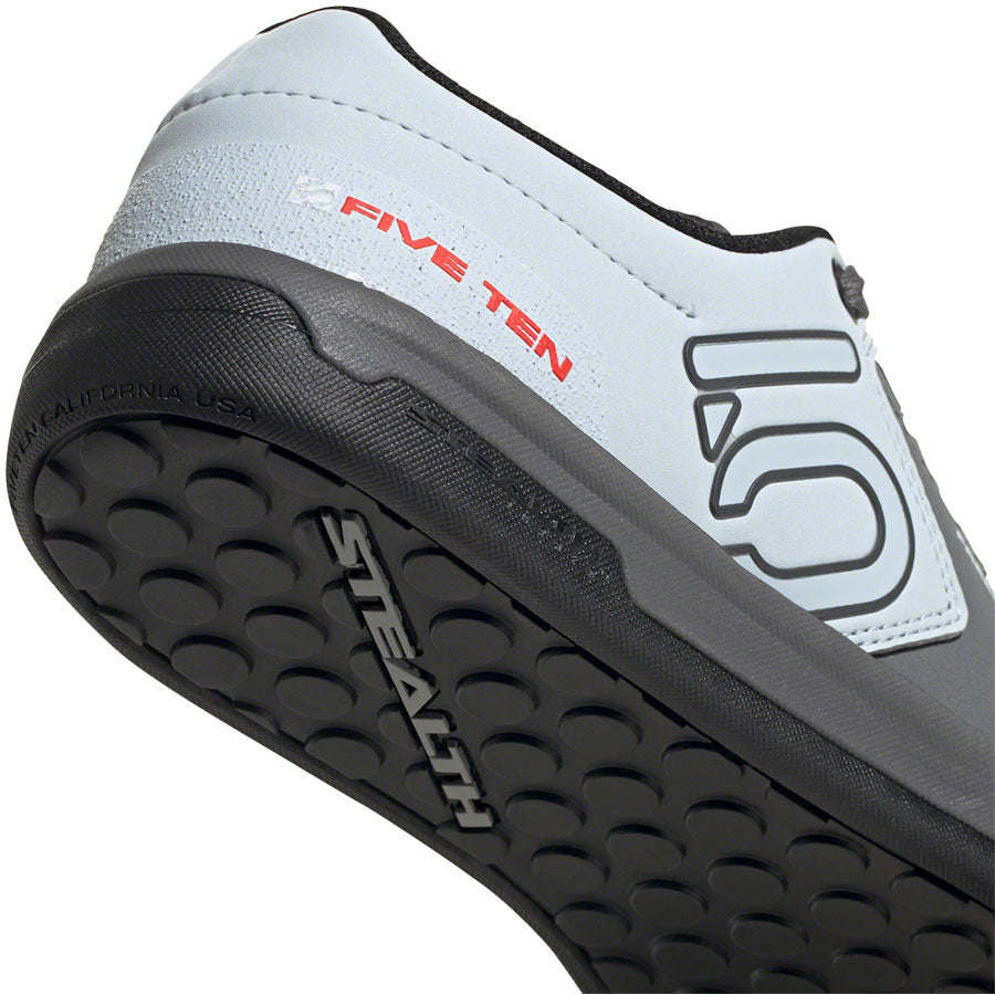 Five Ten Freerider Pro Flat Shoe - Mens Grey Five / Cloud White / Halo Blue 8