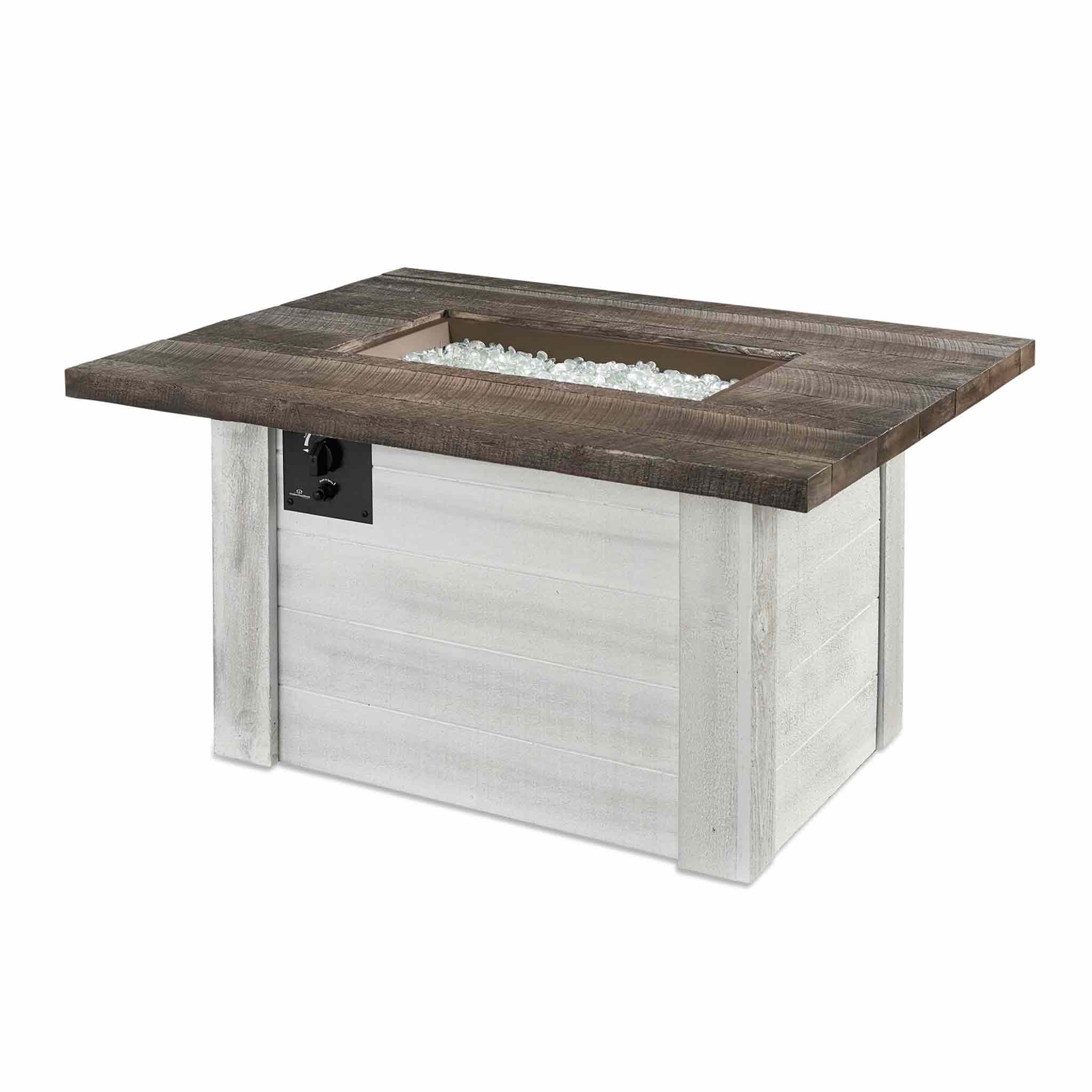 Alcott Rectangular Gas Fire Pit Table