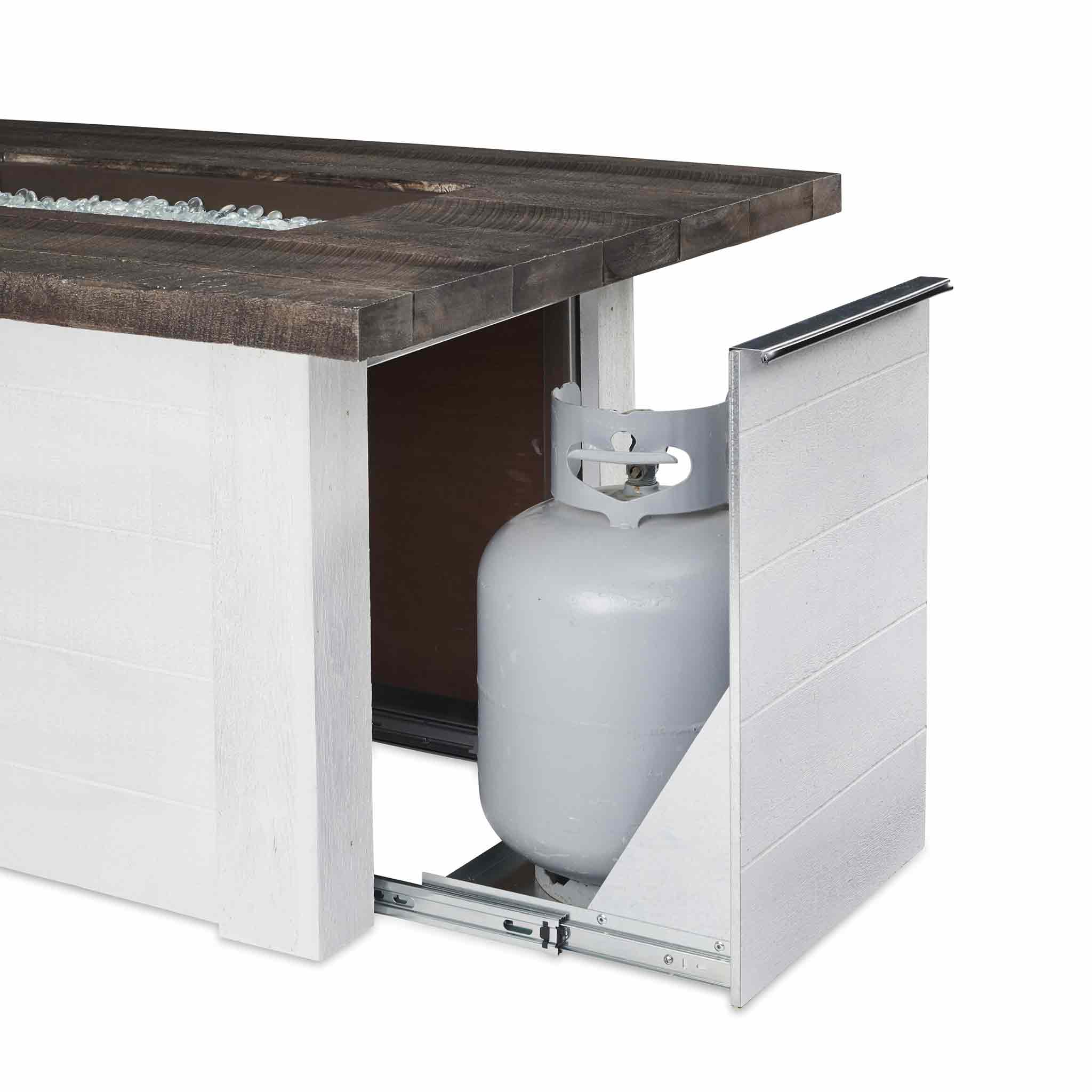 Alcott Rectangular Gas Fire Pit Table