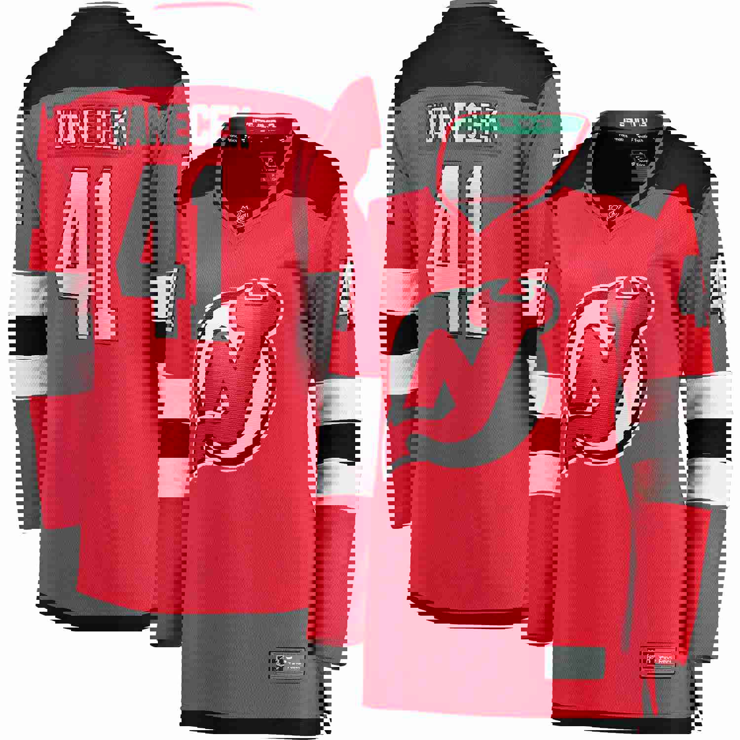 Vitek Vanecek New Jersey Devils Fanatics Branded Women's Home Breakaway Player Jersey - Red