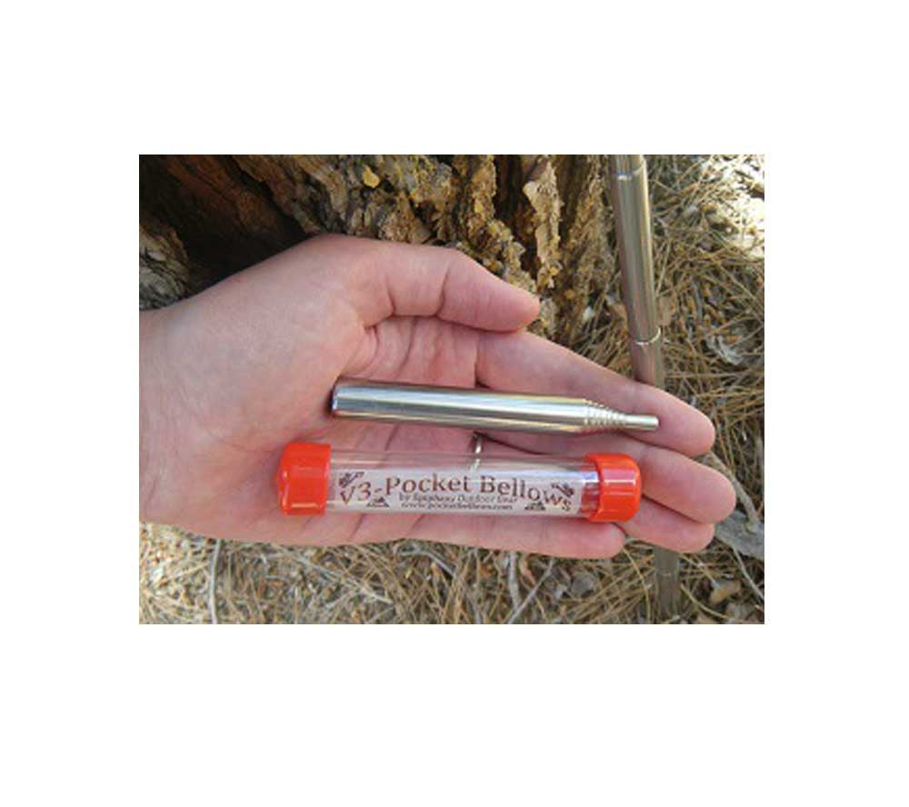 V3 Pocket Bellows - Compact Fire-Building Tool by Epiphany Outdoor Gear