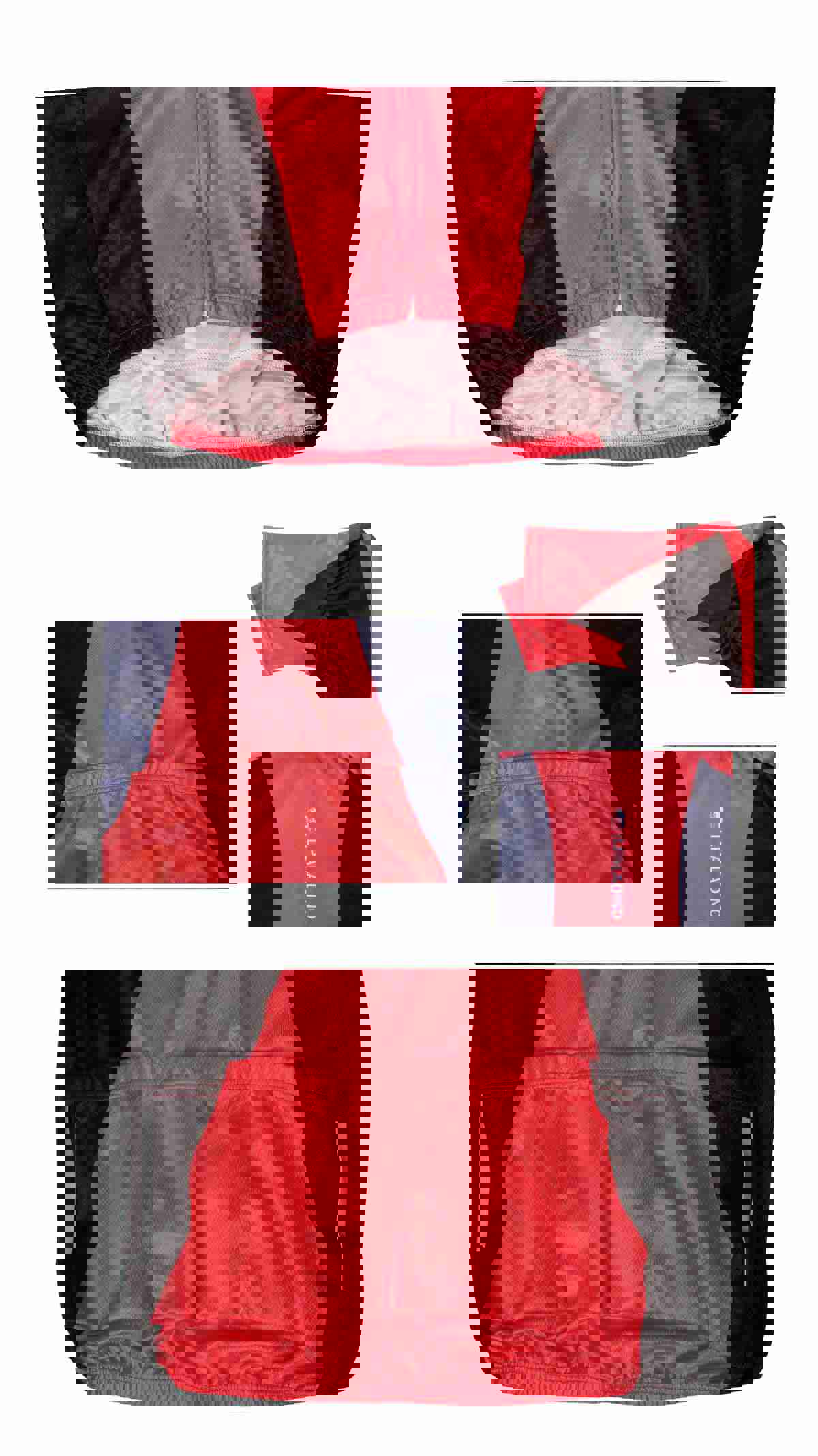 Ilpaladino Simple Red&Black Mens Breathable Short-Sleeve Cycling Jersey