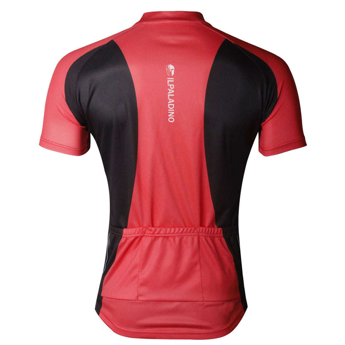 Ilpaladino Simple Red&Black Mens Breathable Short-Sleeve Cycling Jersey