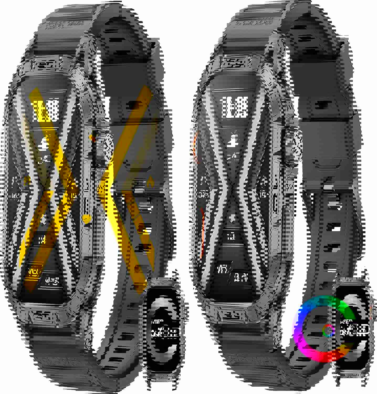 NEKTOM K63 Rugged Tactical Smartwatch - Military-Grade Outdoor Companion
