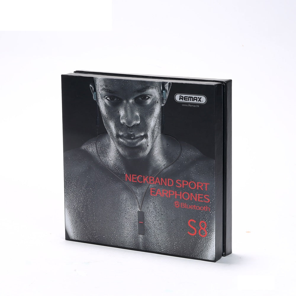 Remax RB-S8 Bluetooth Headphones - Magnetic Sport Earbuds