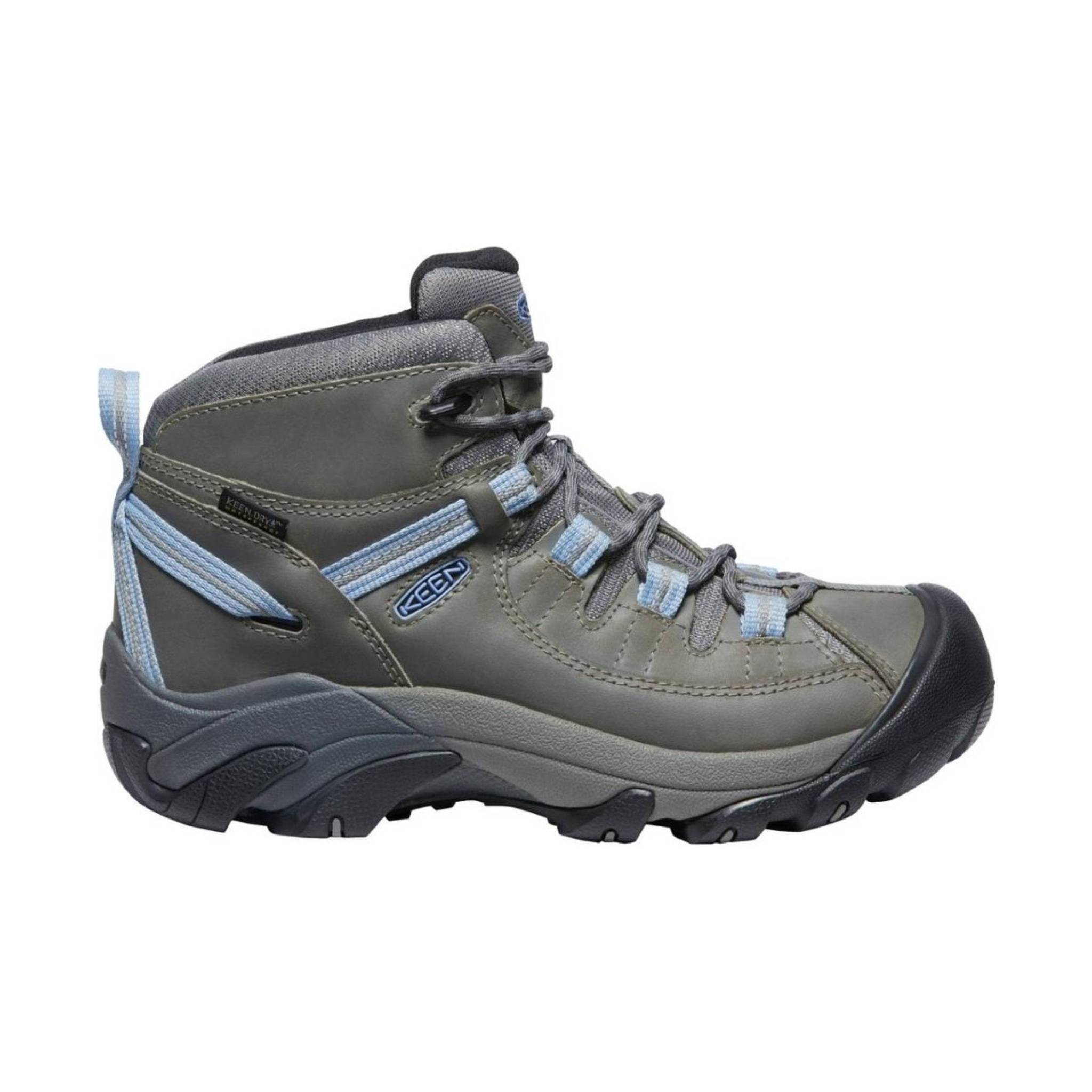 KEEN Women's Targhee II Mid Waterproof Hiking Boots - Steel Grey